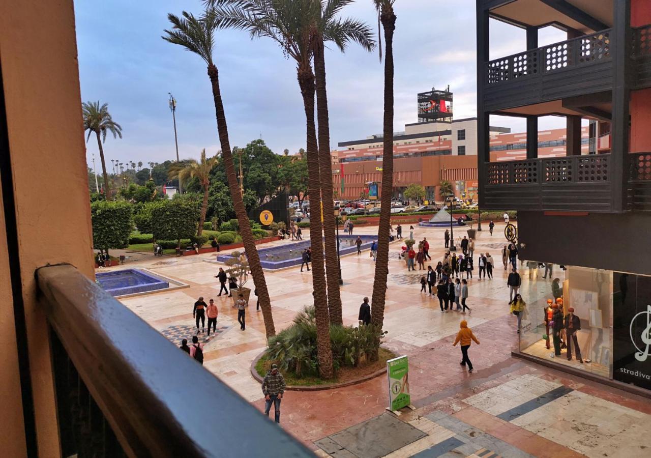 Appartement Haut Standing Gueliz Plaza Avec Vue Marrakesh Exterior foto