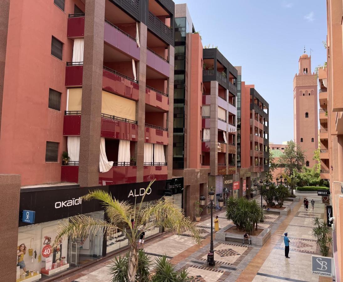 Appartement Haut Standing Gueliz Plaza Avec Vue Marrakesh Exterior foto