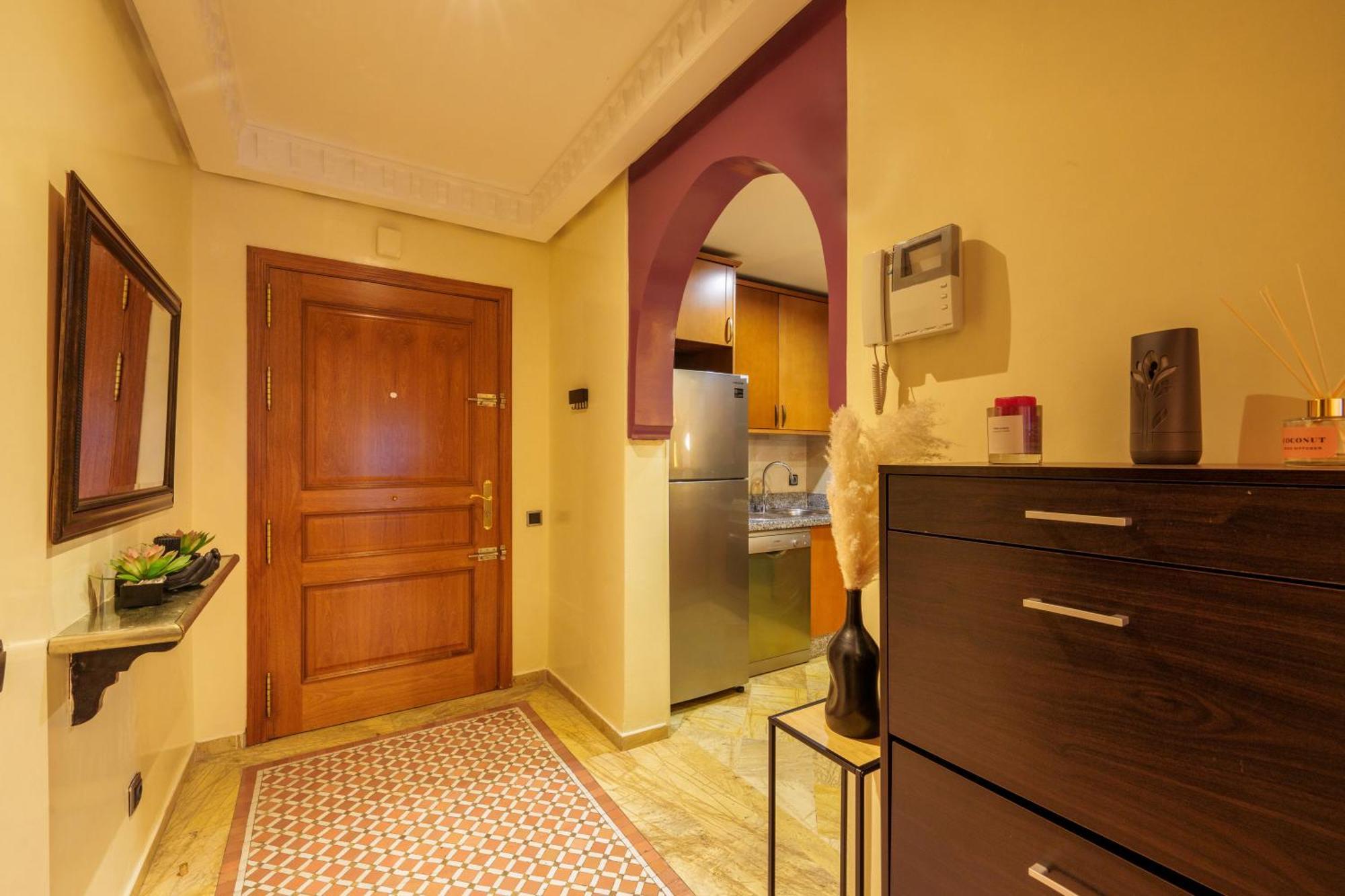 Appartement Haut Standing Gueliz Plaza Avec Vue Marrakesh Exterior foto