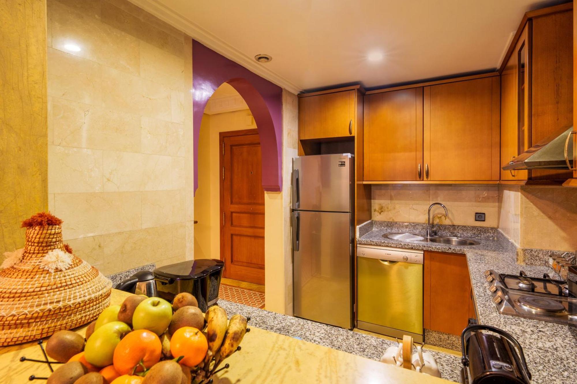 Appartement Haut Standing Gueliz Plaza Avec Vue Marrakesh Exterior foto