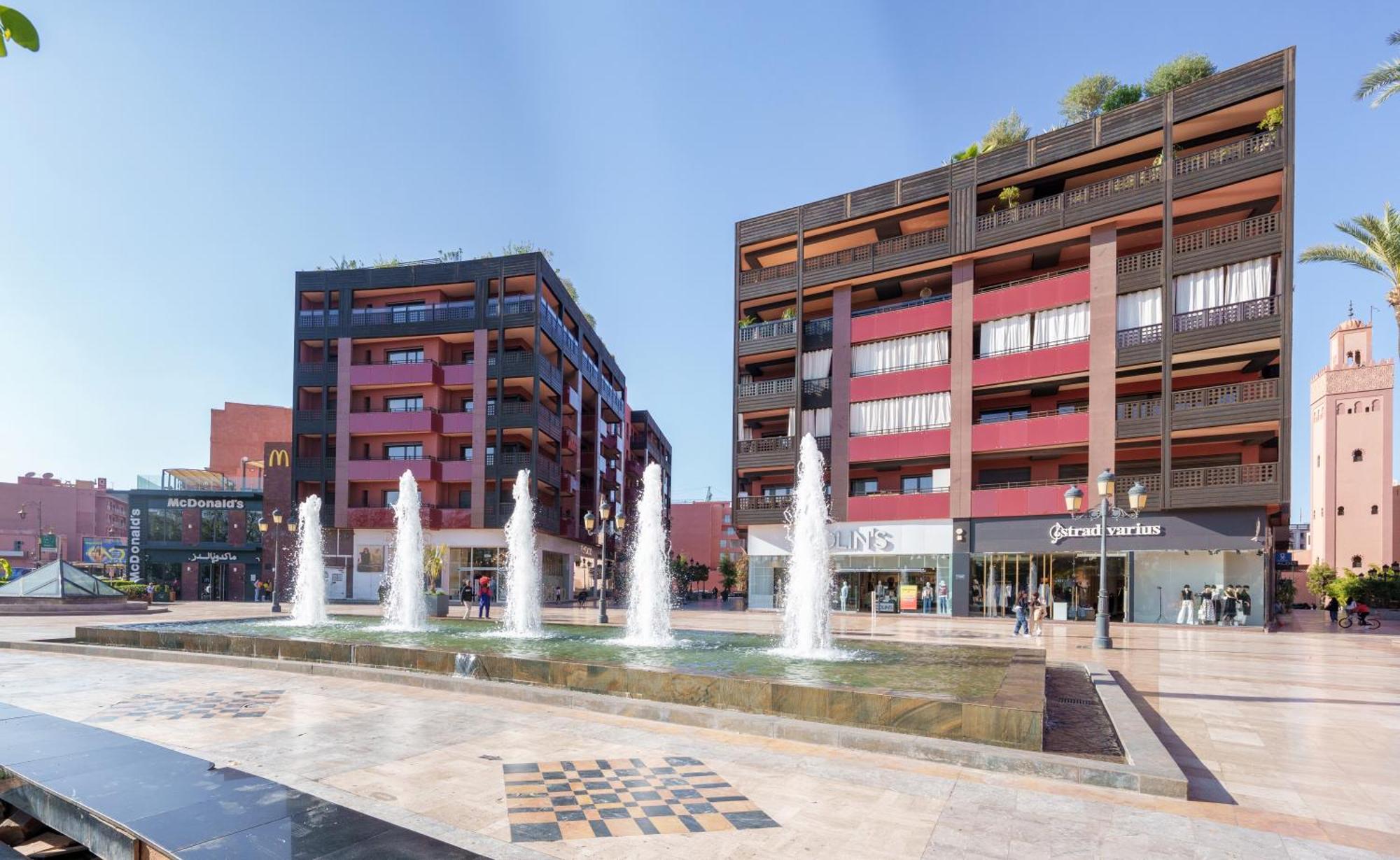 Appartement Haut Standing Gueliz Plaza Avec Vue Marrakesh Exterior foto