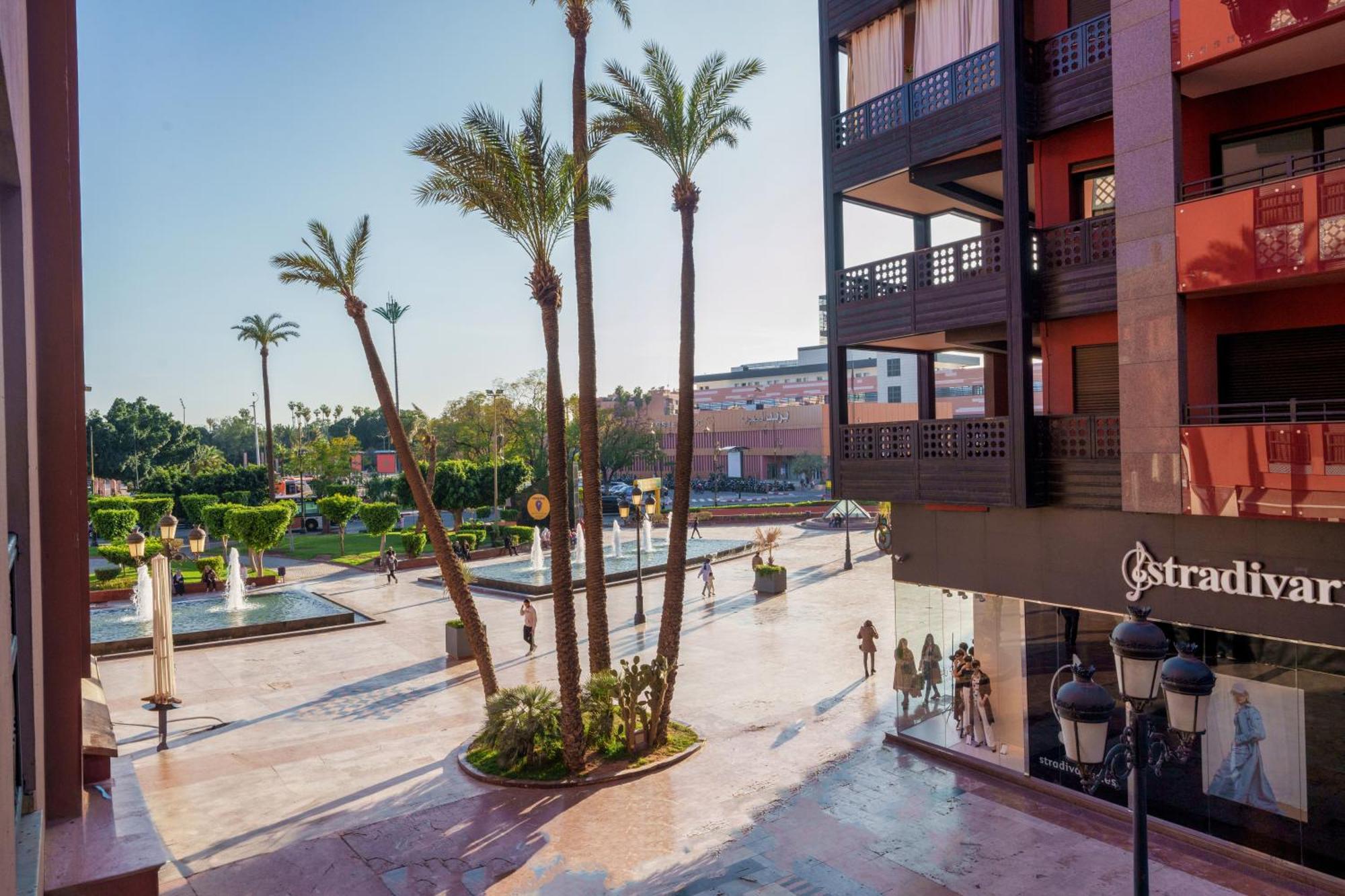 Appartement Haut Standing Gueliz Plaza Avec Vue Marrakesh Exterior foto